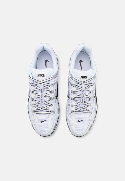 Nike P-6000 Unisex – White / Black / Metallic Silver