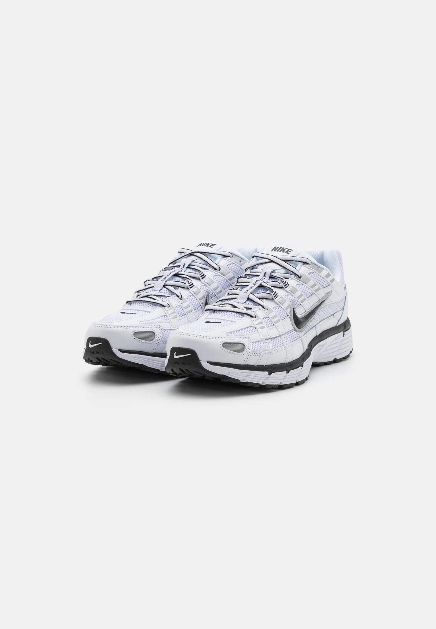 Nike P-6000 Unisex – White / Black / Metallic Silver